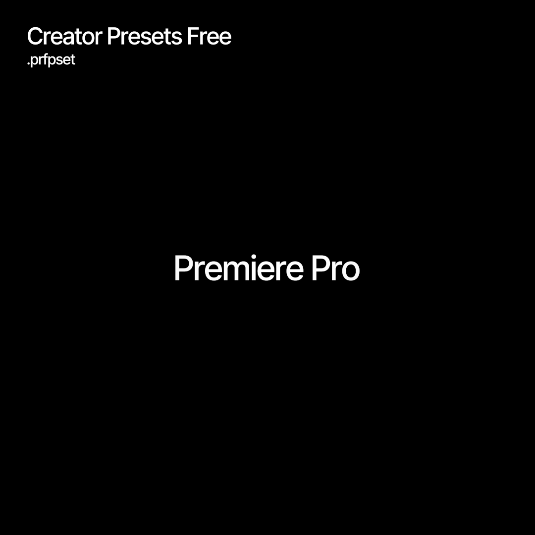 Creator Presets Free