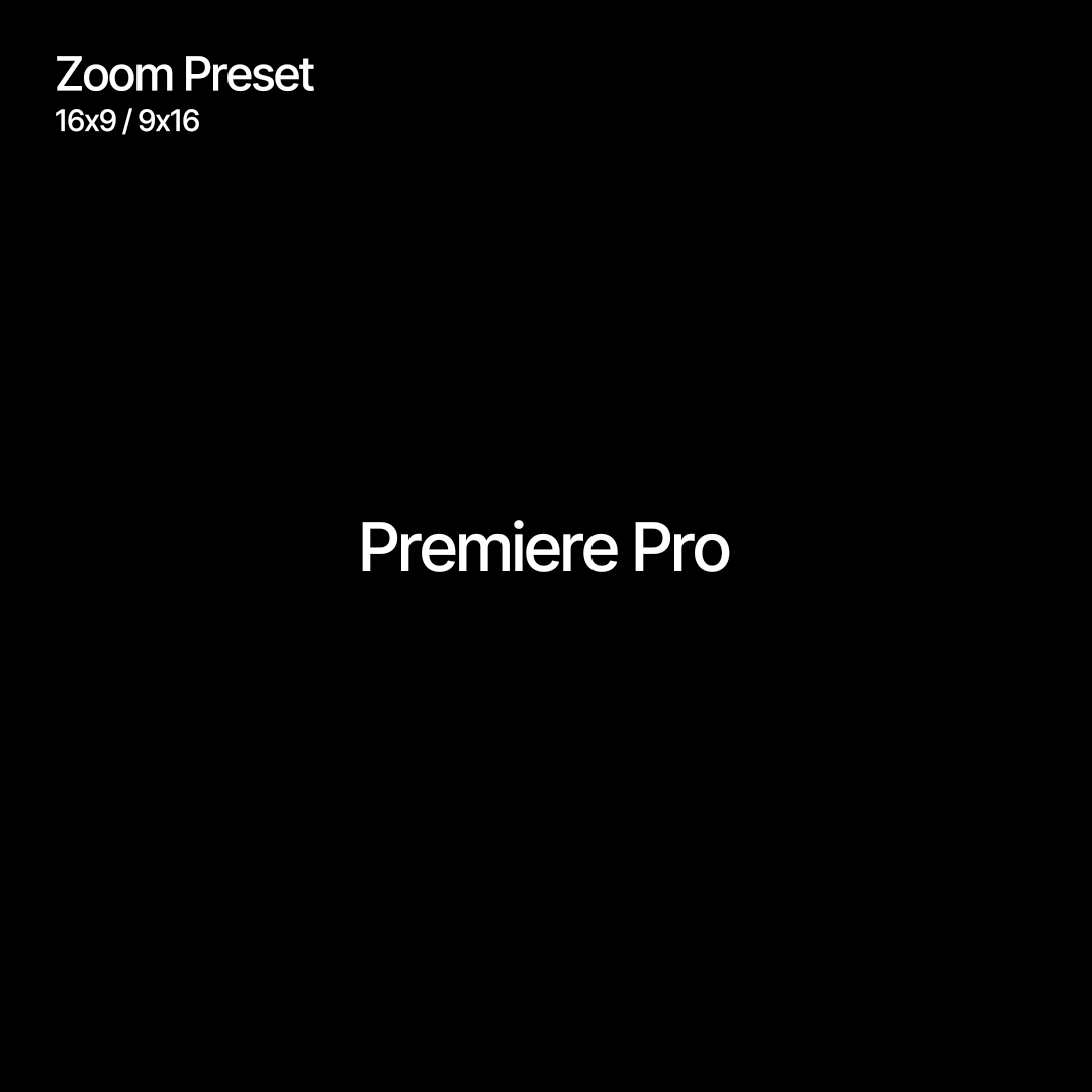 Zoom Preset